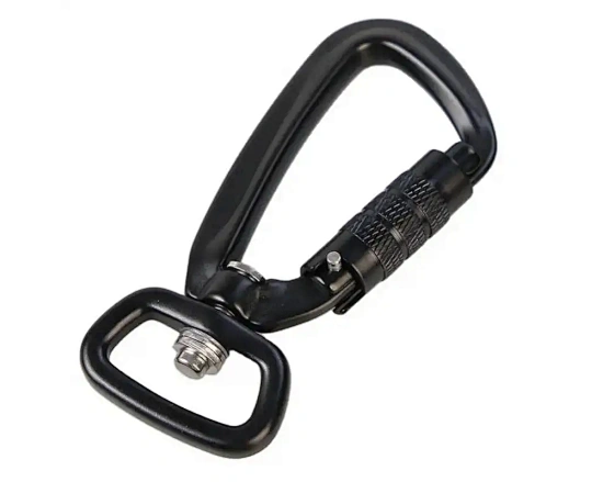 twist locking swivel carabiner